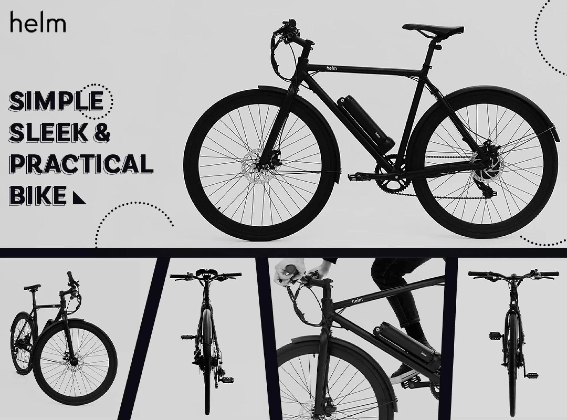 The Sleek Bike By Helmbike Is The Newest Fashionable, Sustainable Mode Of Transportation