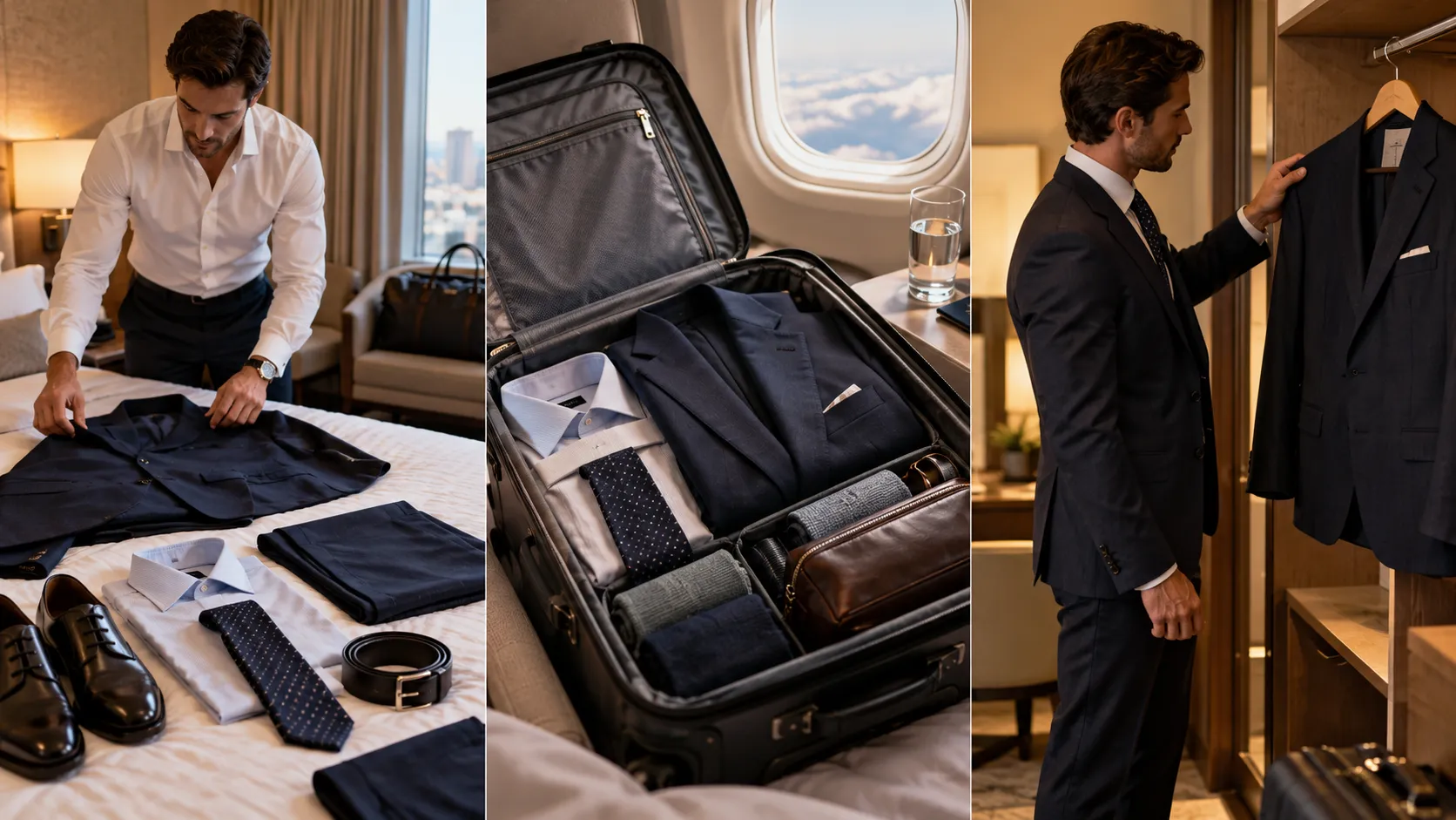 The Business Traveler’s Suit-Packing Routine: Before, During and After the Flight