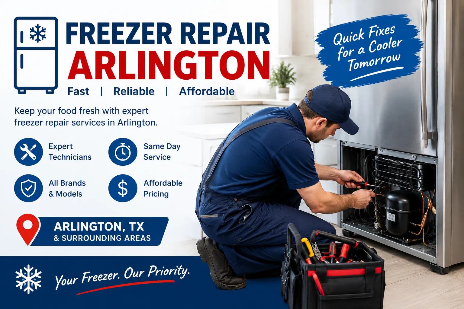 Freezer Repair Arlington TX: Complete Guide