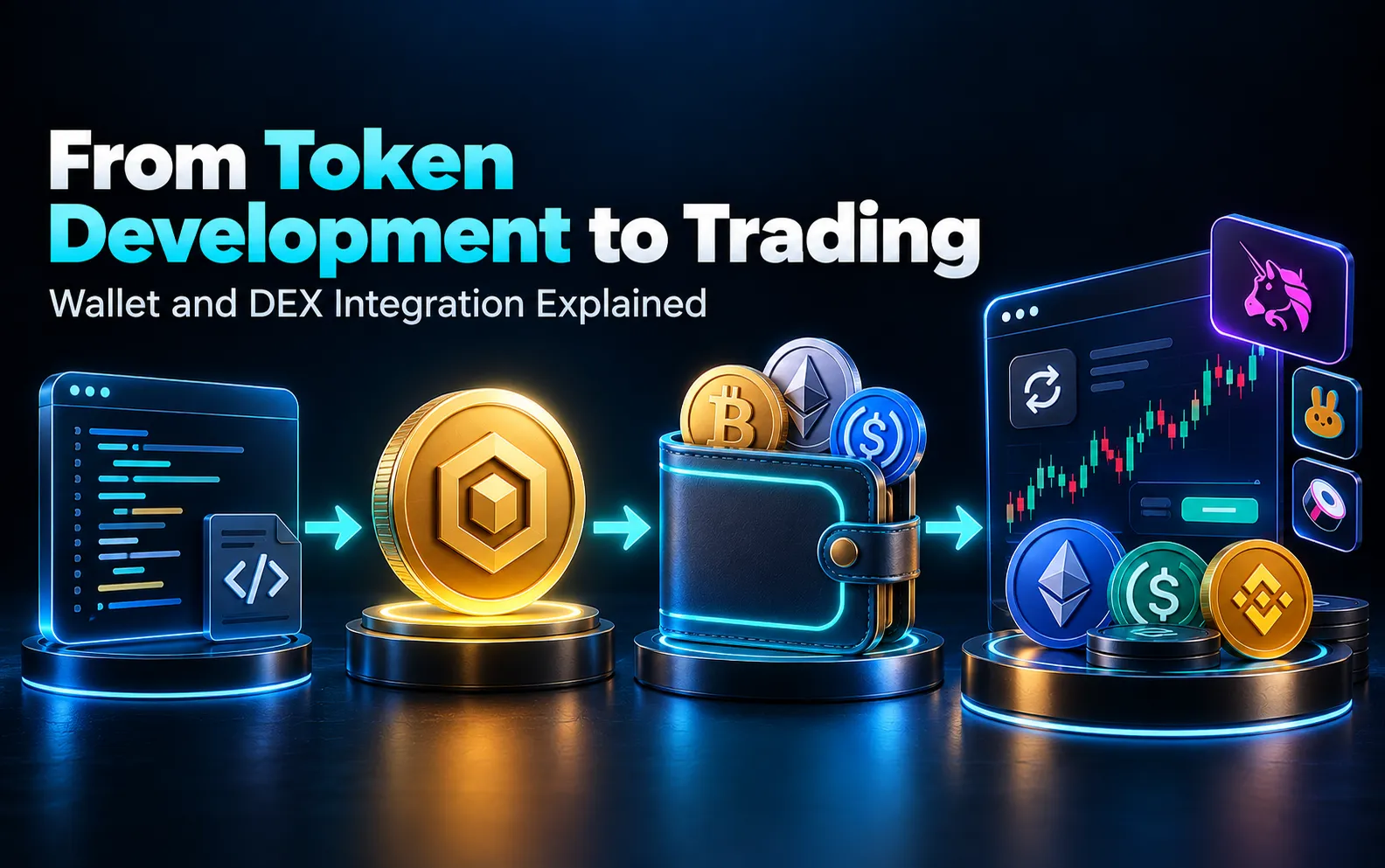 From Token Development to Trading: Wallet and DEX Integration Explained