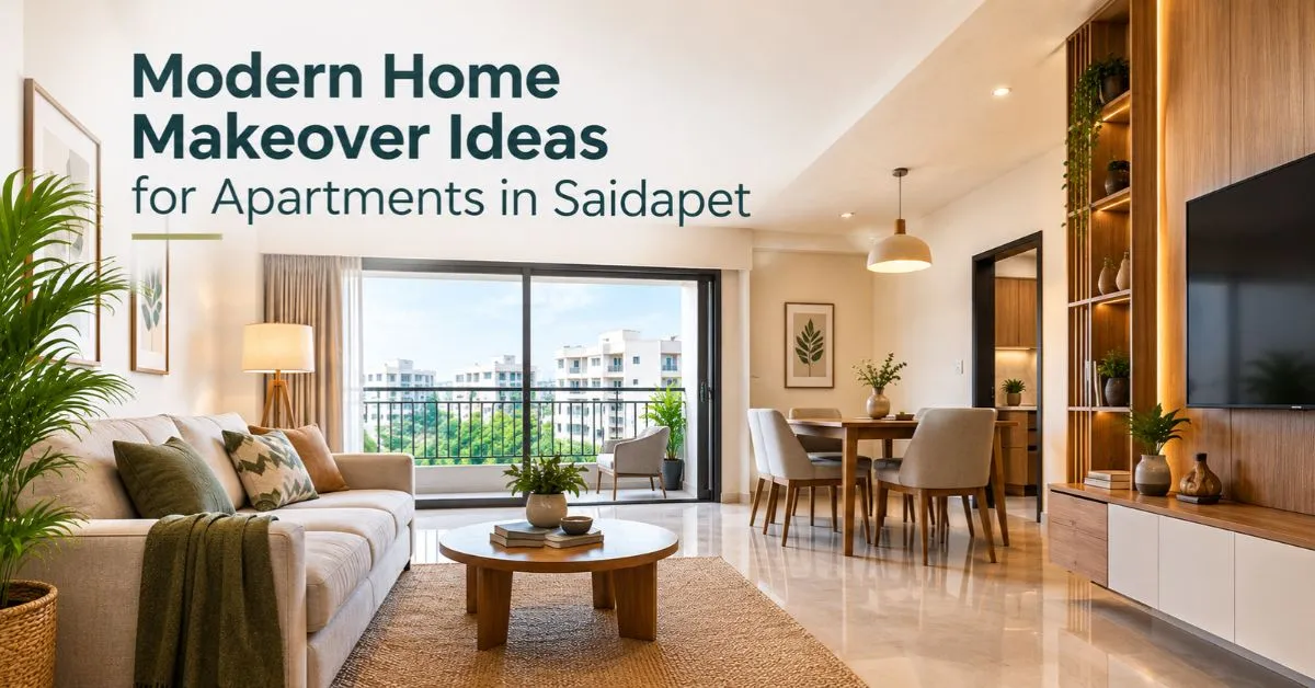 Modern Home Makeover Ideas for Apartments in Saidapet