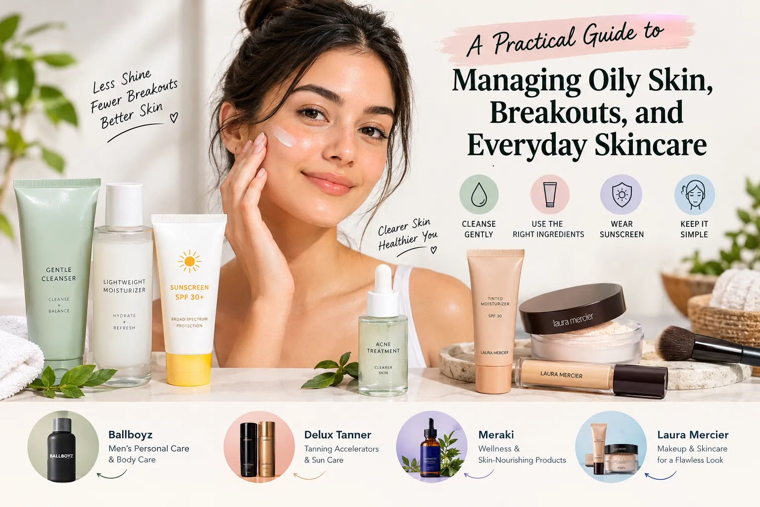 A Practical Guide to Managing Oily Skin, Breakouts, and Everyday Skincare
