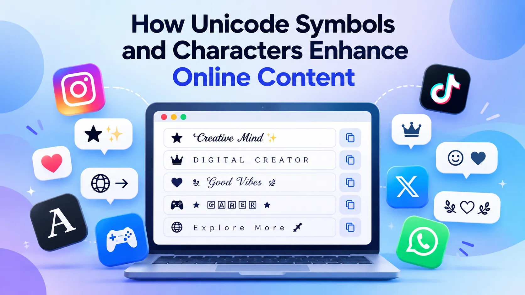 How Unicode Symbols and Characters Enhance Online Content