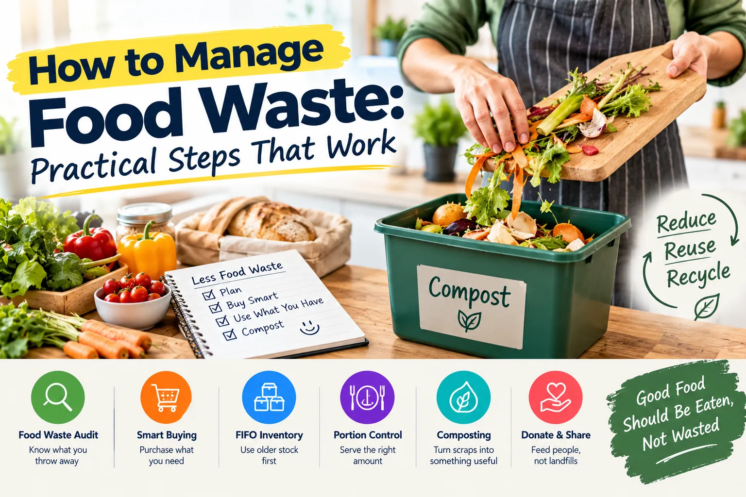 How to Manage Food Waste: Practical Steps That Work
