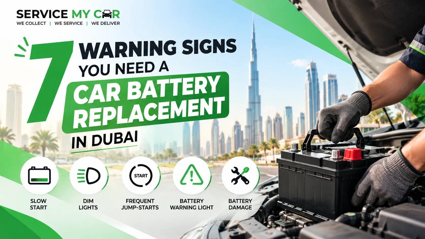 7 Warning Signs You Need a Car Battery Replacement in Dubai