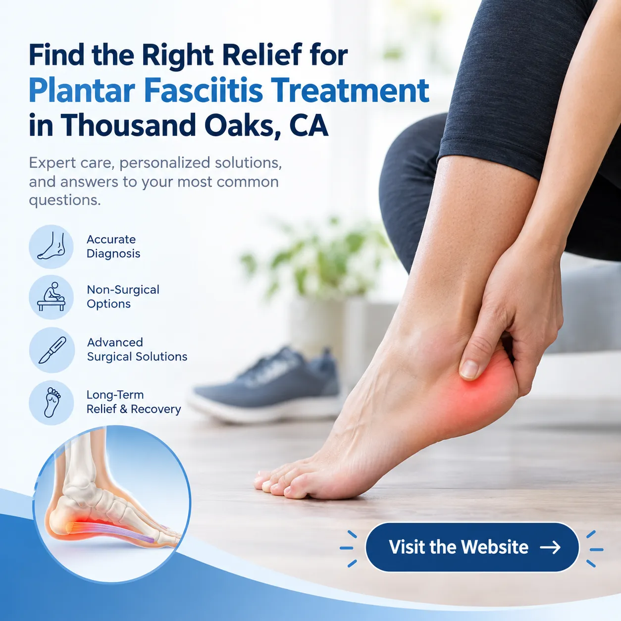 Plantar Fasciitis Treatment in Thousand Oaks, CA: Your Top Questions Answered