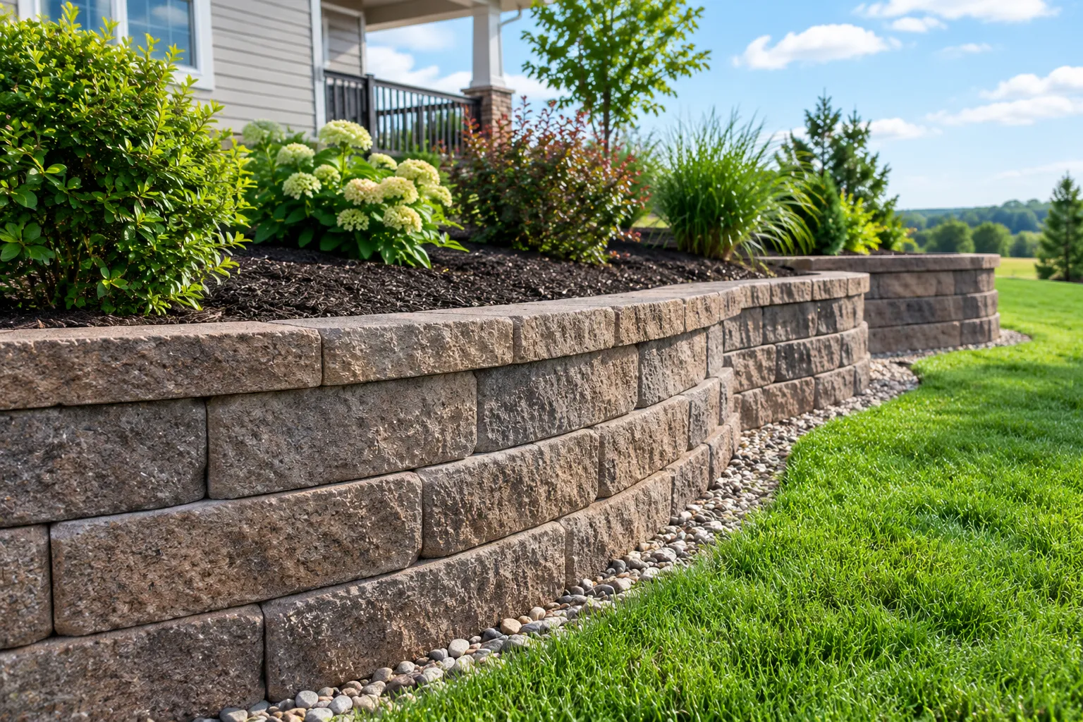 Retaining Wall Blocks in Byron, MN: Selecting a Stable Wall System