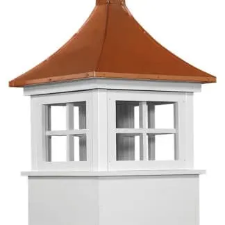 Design Inspiration for Color Coordinated Painted Roof Cupolas