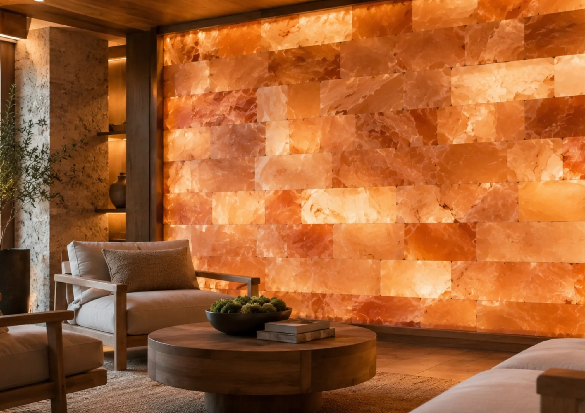 How to Plan a Himalayan Salt Block Feature Wall