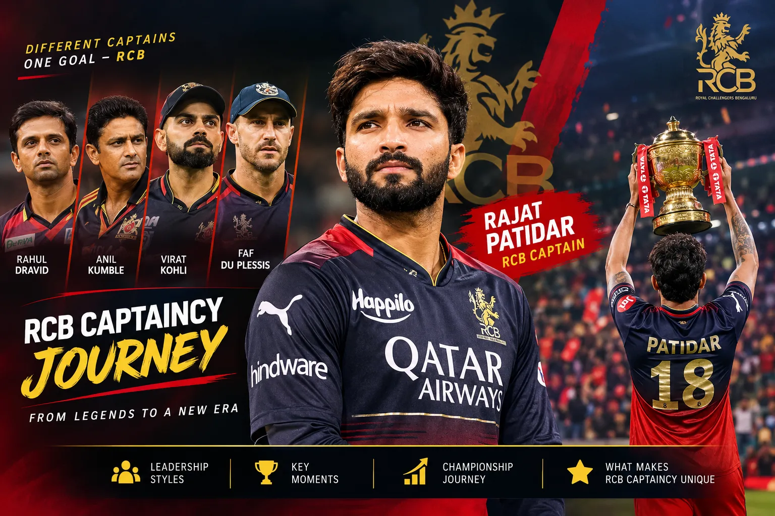 What Makes RCB's Captaincy Different in the IPL