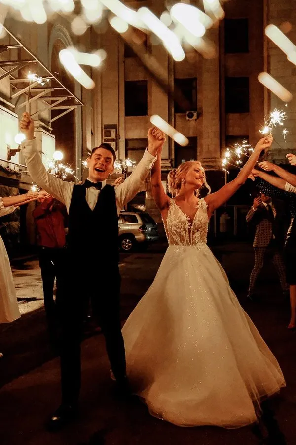 Wedding Sparkler Etiquette and Safety: Before, During and After the Send-Off