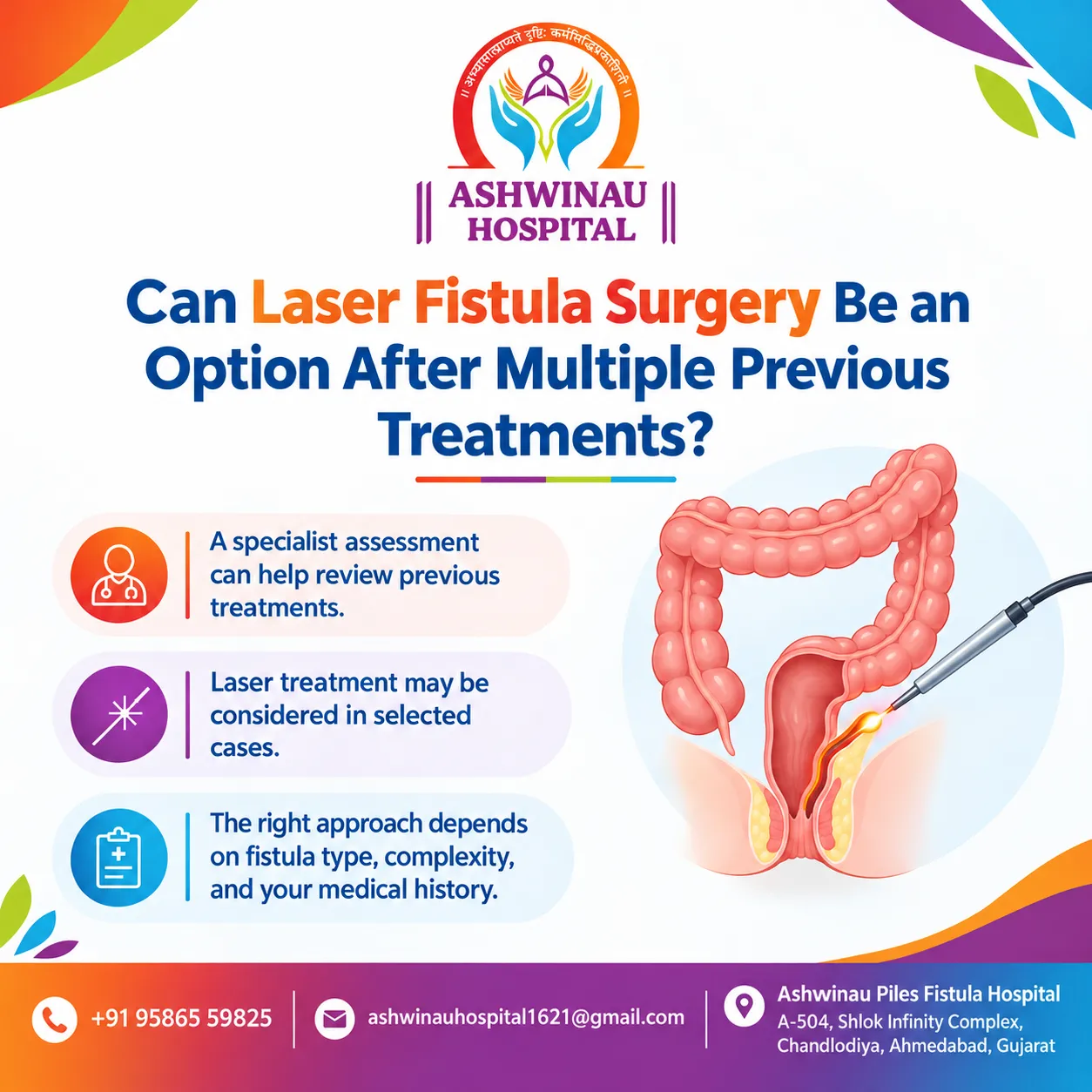 Can Laser Fistula Surgery Be an Option After Multiple Previous Treatments?