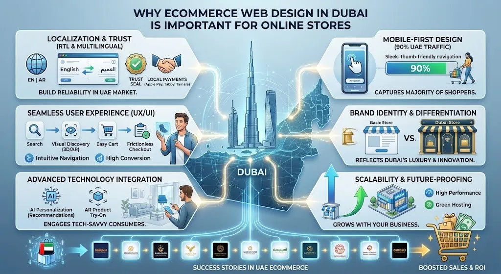 What Makes Ecommerce Web Design Dubai Important for Online Stores?