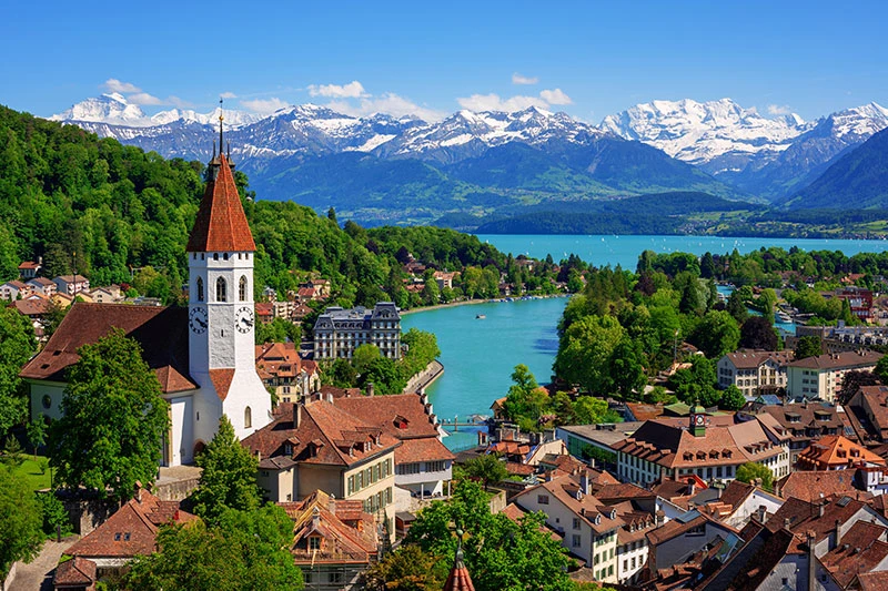 Stunning Swiss Mountain Lakes You Include In Your:- Switzerland Package From Dubai
