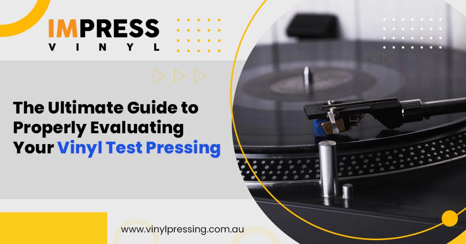 Tips for Evaluating Your Vinyl Test Pressing