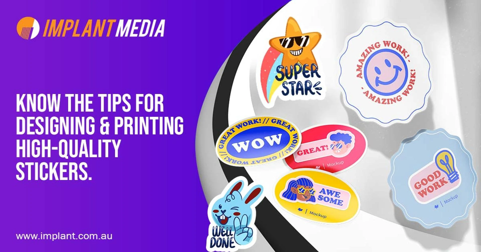 Tips for designing and printing high-quality custom stickers