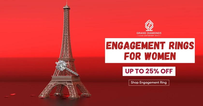 Make This Valentine’s Unforgettable: 25% Off Engagement Rings for Women at the Grand Diamonds’ Sale