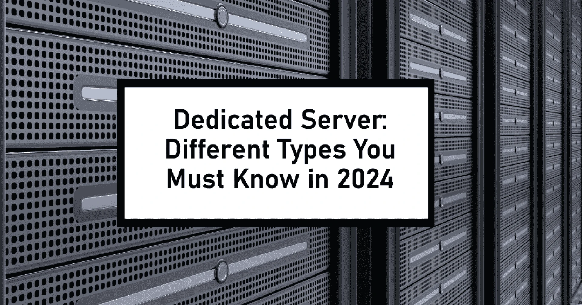 Dedicated Server: Different Types You Must Know in 2024
