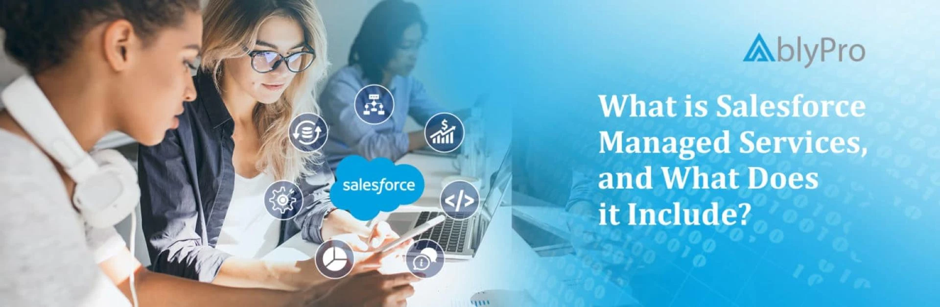 What are Salesforce managed services and what does it include?