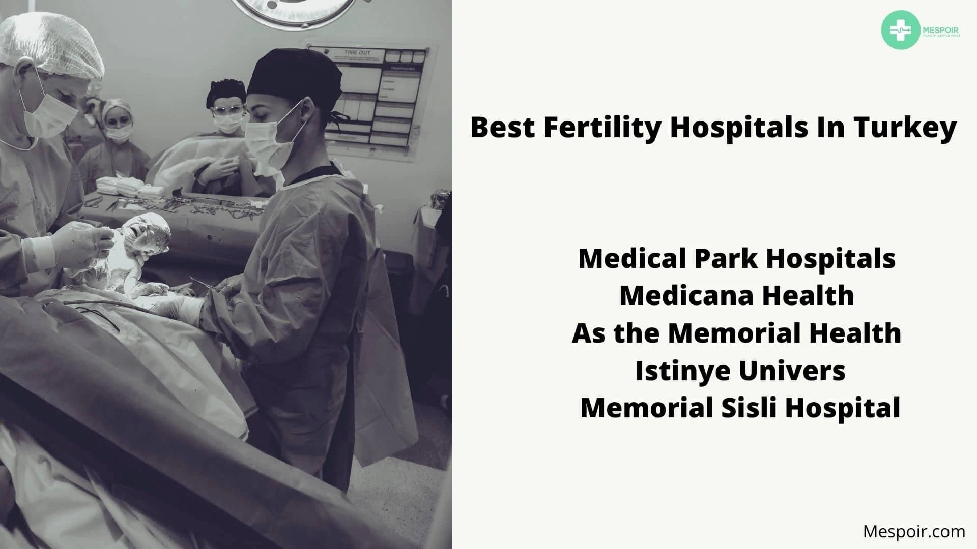 Best Fertility Hospitals In Turkey-Mespoir Healthcare