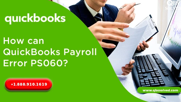 Quickbooks error code  PS060