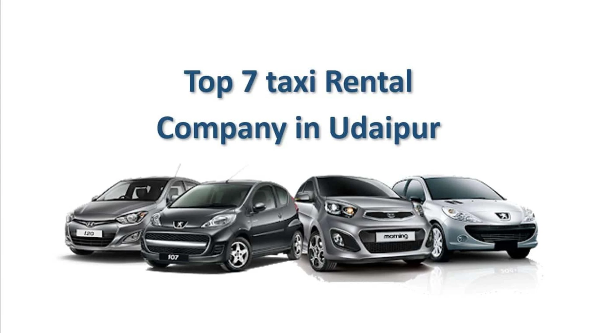 Top 7 taxi Rental Company in Udaipur