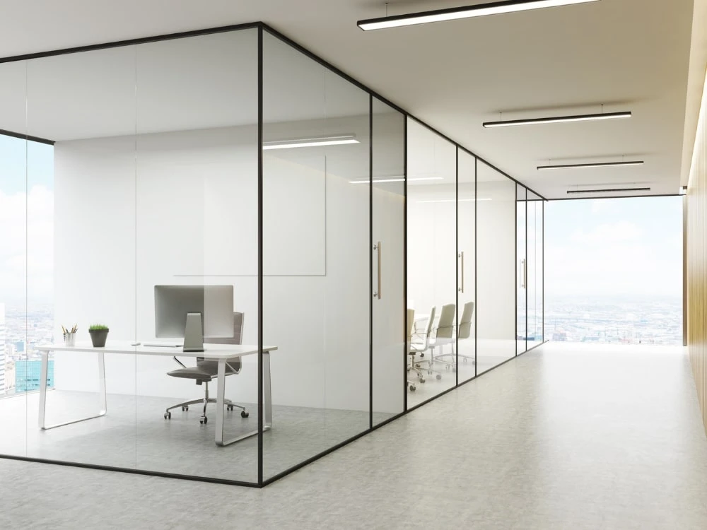 Transform Your Workspace with Elegant Office Glass Partitions