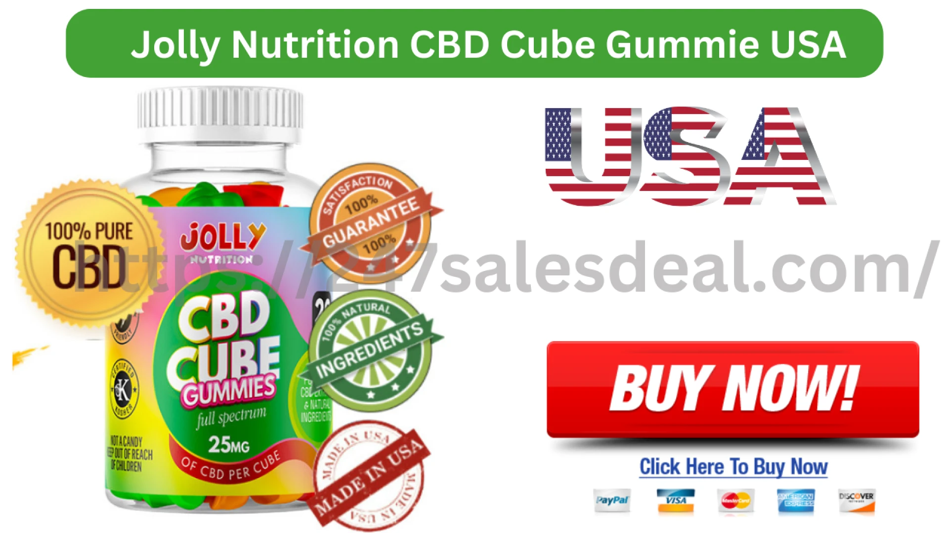 Jolly CBD Gummies Reviews, Official Website, Working &amp; Price In The USA