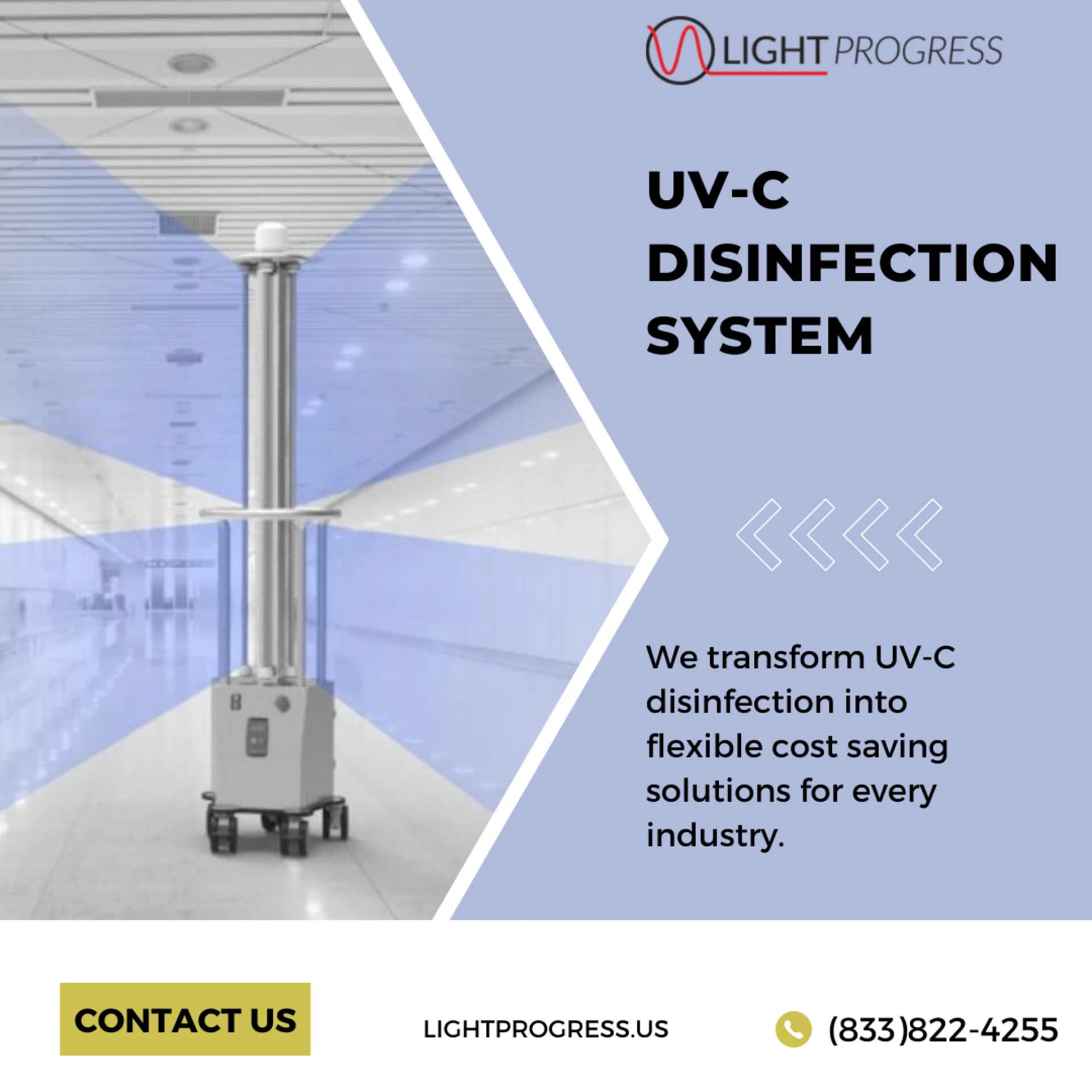 UV-C disinfection system | Light Progress