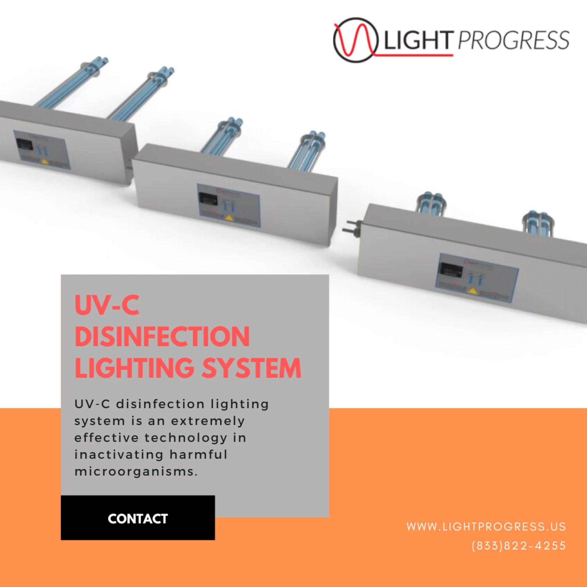 UV-C Disinfection Lighting System | Light Progress