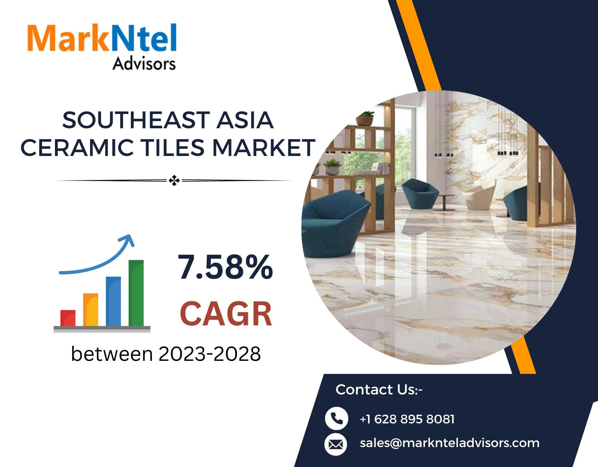 Southeast Asia Ceramic Tiles Market Trends, Share, Growing at a CAGR of 7.58%, Revenue, Key Manufacturers, Business Analysis and Future Outlook 2023-2028