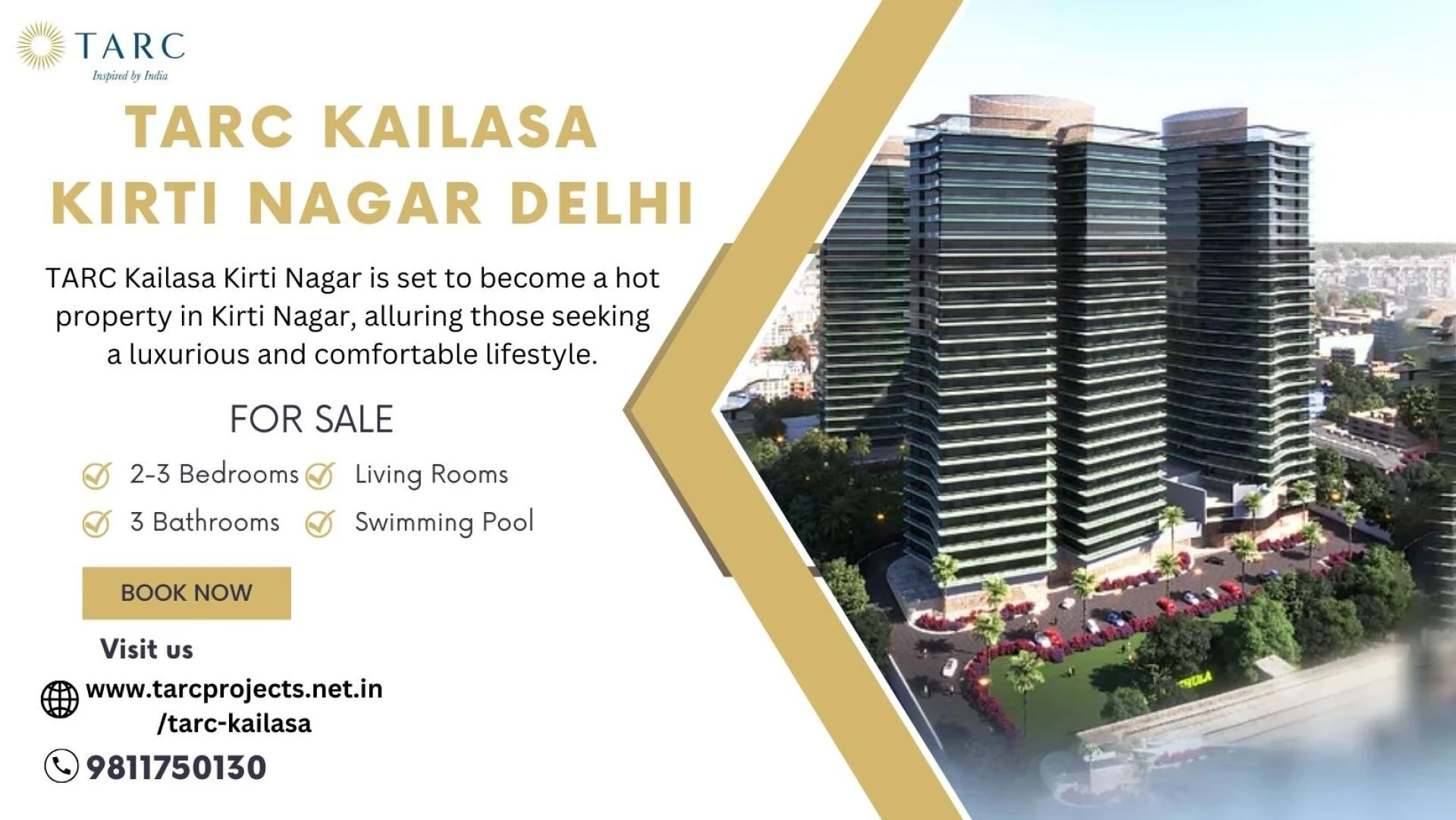 Discover the Luxurious Lifestyle at Tarc Kailasa Kirti Nagar: A Residential Marvel in Delhi