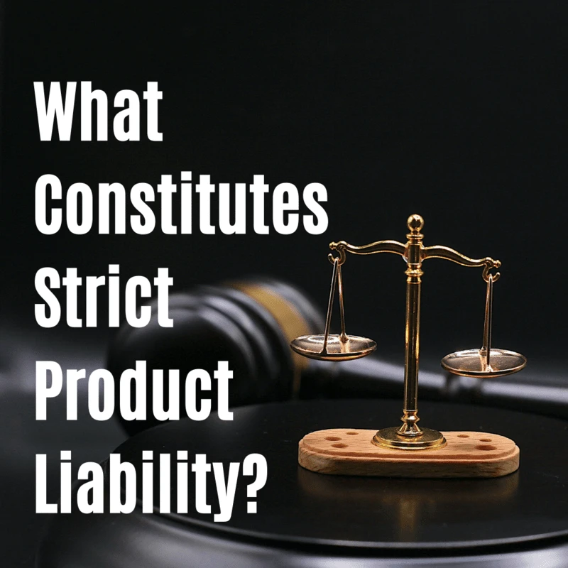 What Constitutes Strict Product Liability?