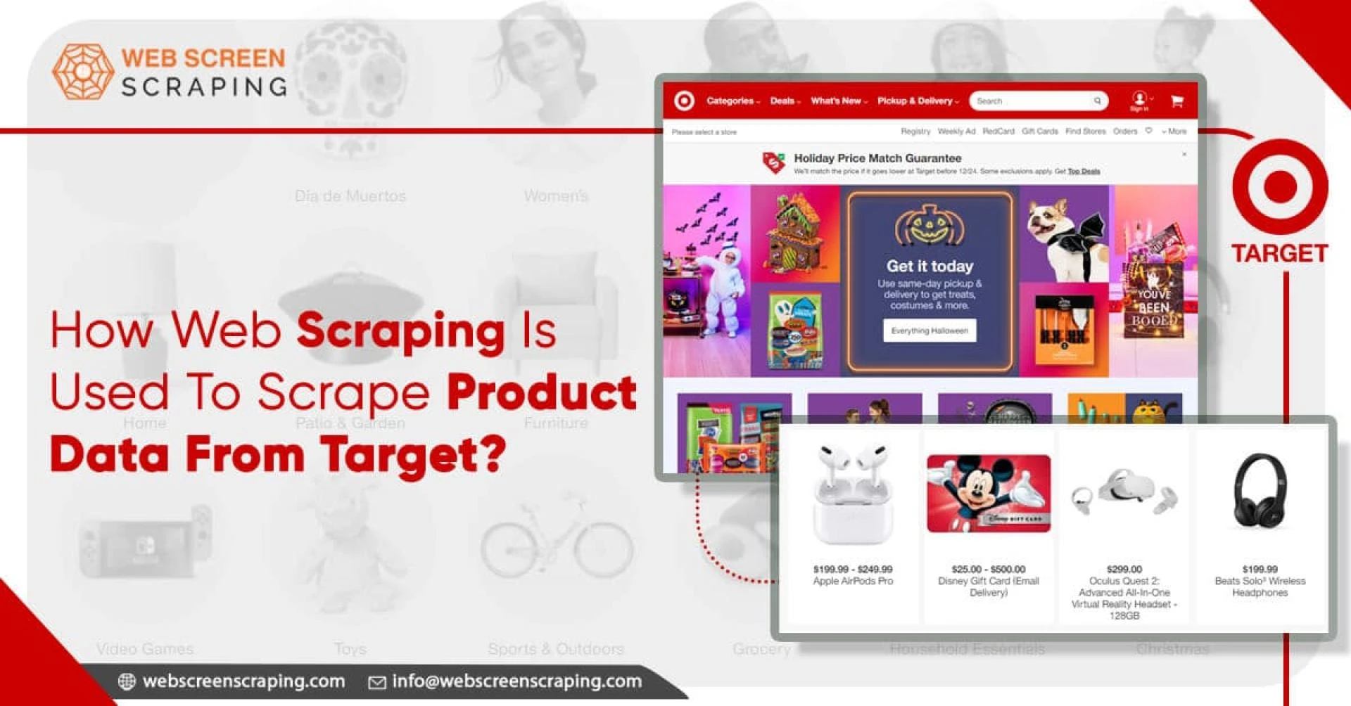 How Web Scraping Is Used To Scrape Product Data From Target?