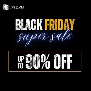 Black Friday Sale at F60 Host - Get up to 90% Off