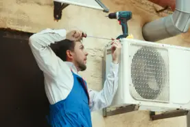 How do you install a split system air conditioner? | J.A. Mechanical LLC