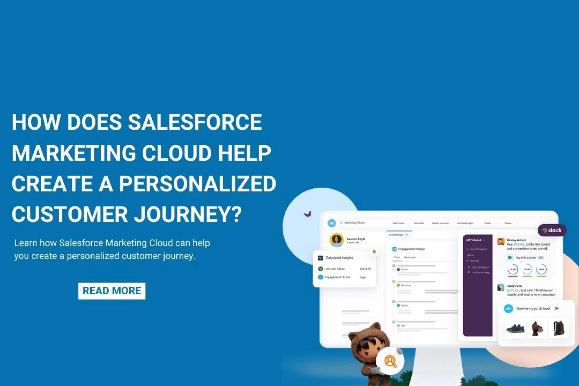 How does Salesforce Marketing Cloud help create Personalized Customer Journey?
