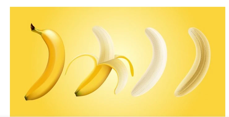 Bananas in a cup, how many? 