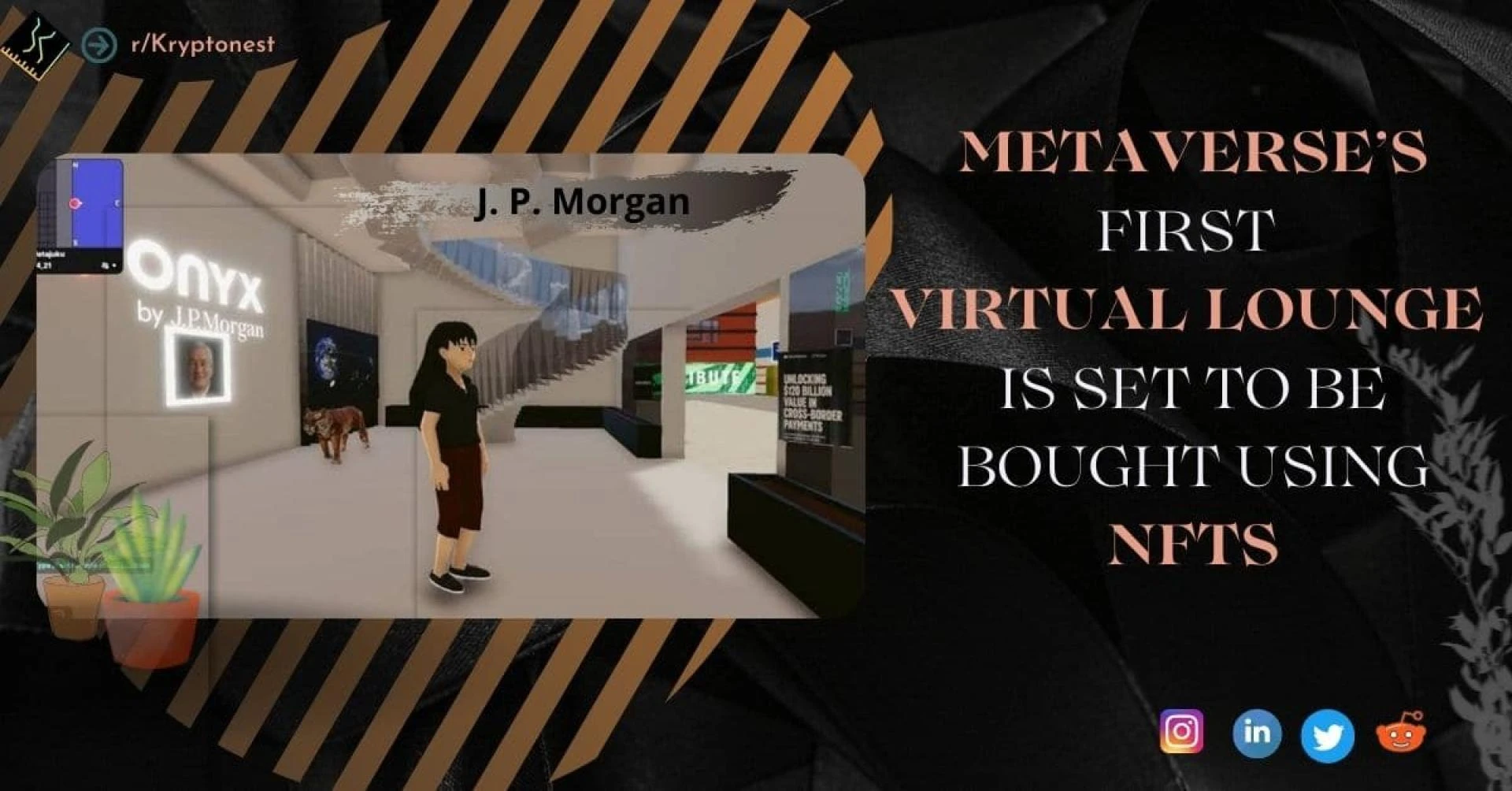 Metaverse’s First virtual lounge is set to be bought using NFTs