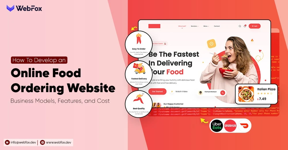 How To Develop An Online Food Ordering Website: Business Models, Features, And Cost