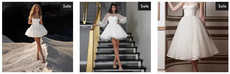 What should I consider when buying a wedding dress under $500?