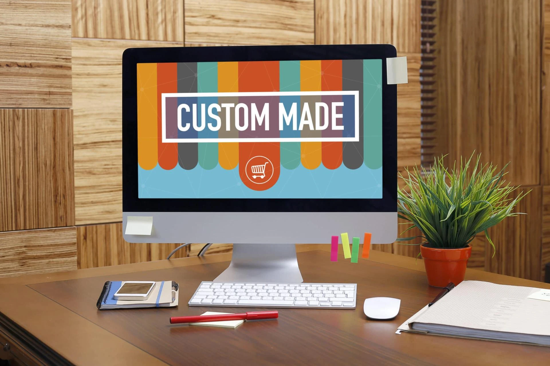 What is the process for creating a custom website design?