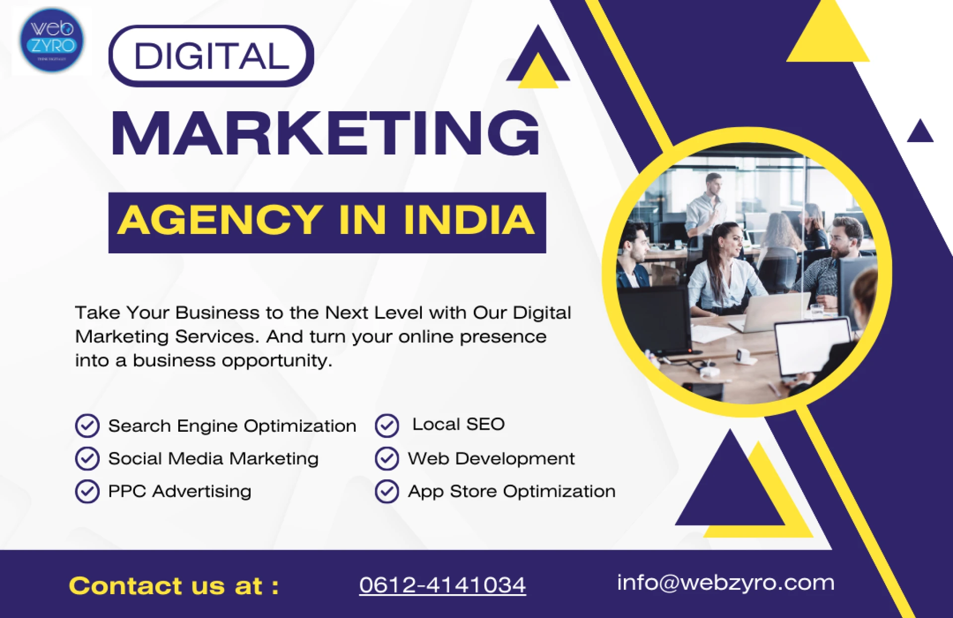 Boost Your Online Presence with WebZyro Digital Marketing Agency in India