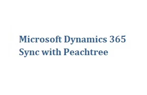 Microsoft Dynamics 365 Sync with Peachtree