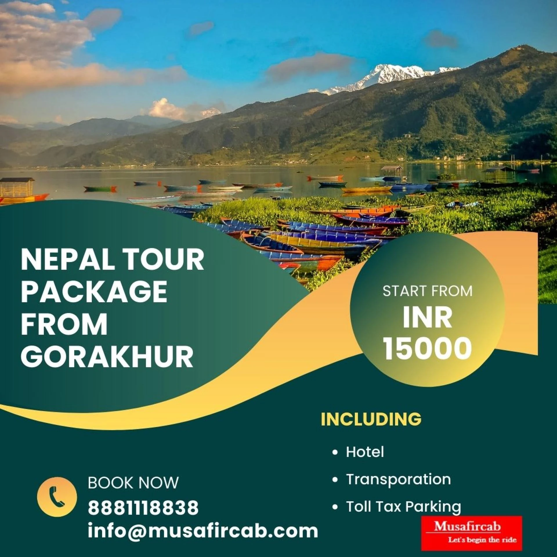 6 -Night 7-Days Nepal Tour Package Itinerary from Gorakhpur