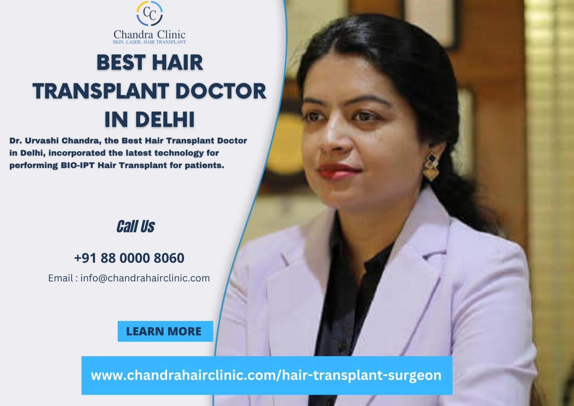 Best Hair Transplant Techniques Offered at Chandra Clinic
