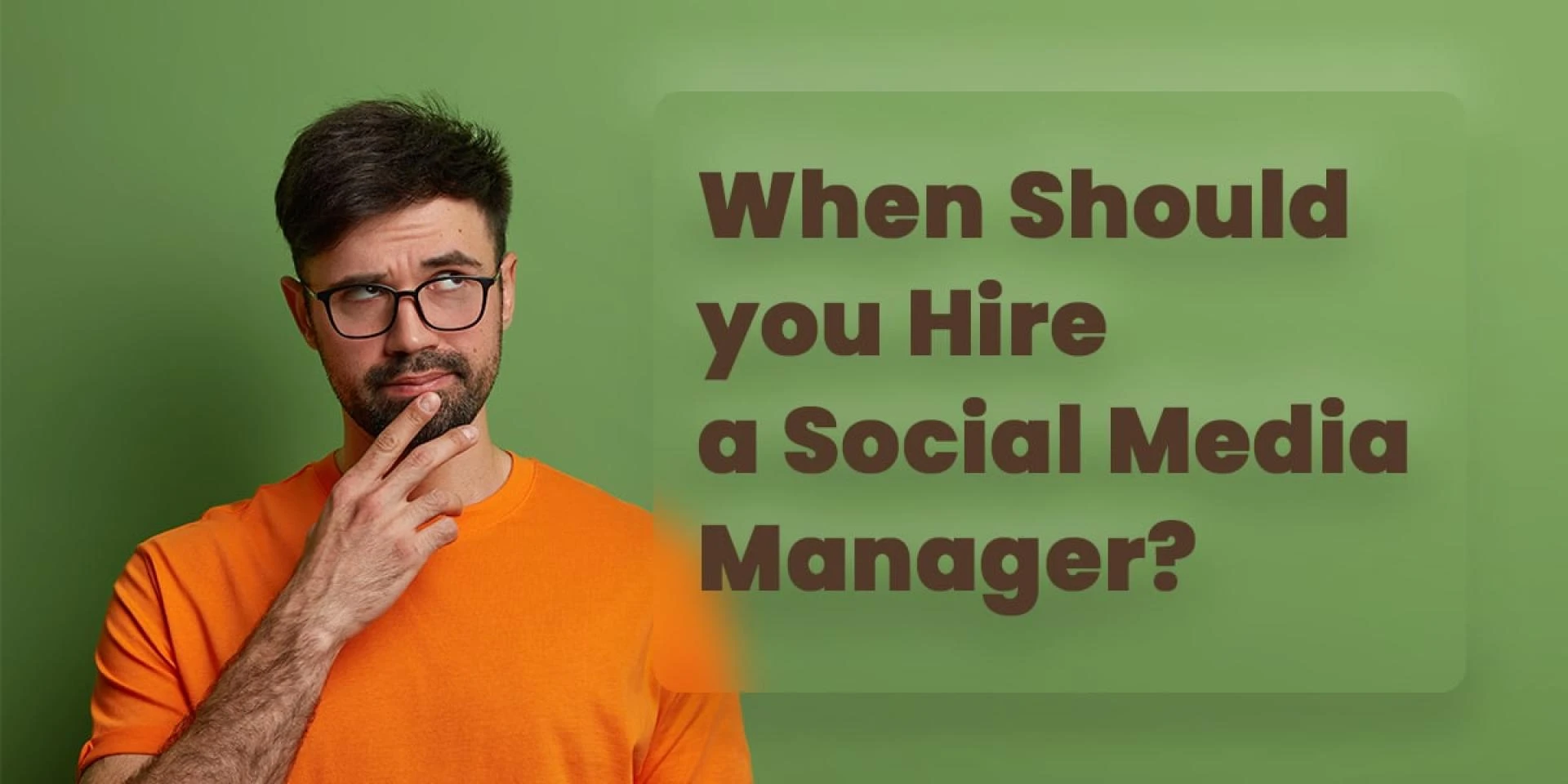 When Should you Hire a Social Media Manager?