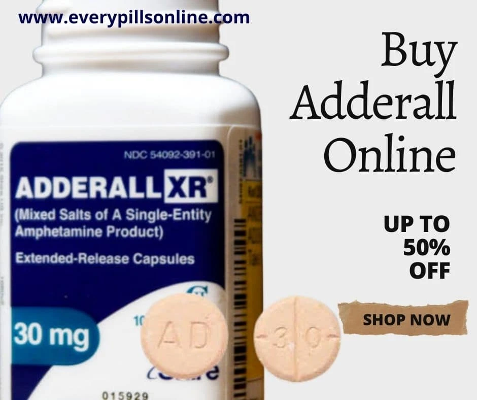 Buy Adderall Online with Overnight Delivery | Adderall 30mg | Every Pills Online