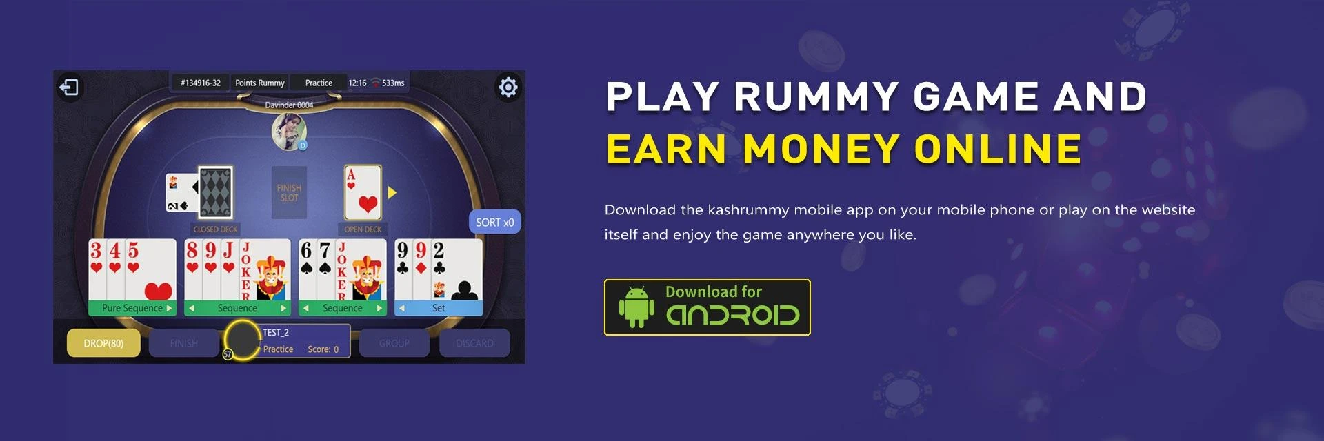 Play Cash Rummy: Win Real Money and Have Fun