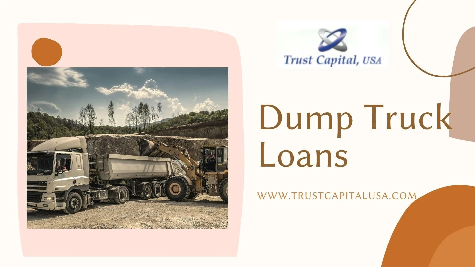 Dump truck loans- 3 financing tips for the buyers